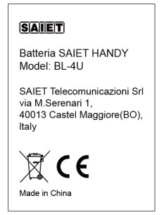 BATTERIA per HANDY
