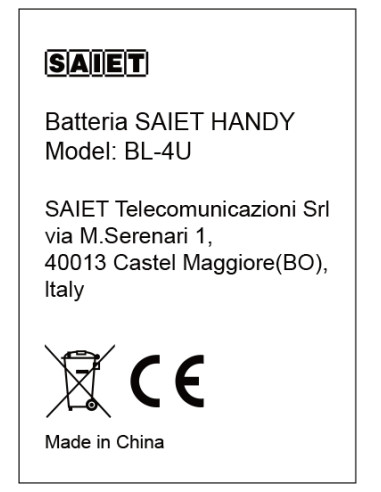 BATTERIA per HANDY