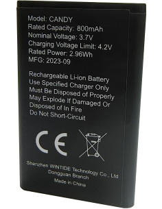 BATTERIA per CANDY 2