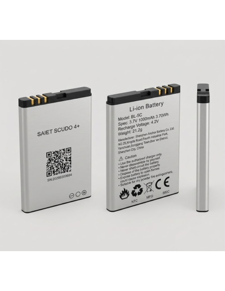 BATTERIA per SCUDO 4+